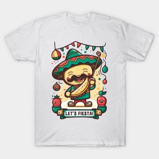 Let's Fiesta Cinco De Mayo Funny Mexican T-Shirt